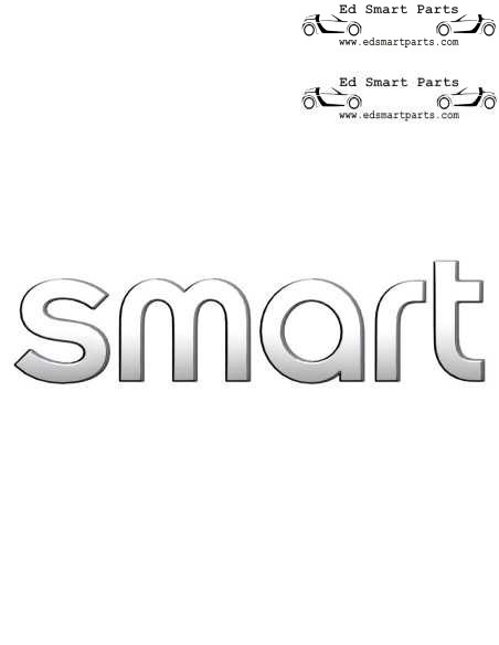 NEW Genuine Smart 453 Rear Bootlid Badge Emblem