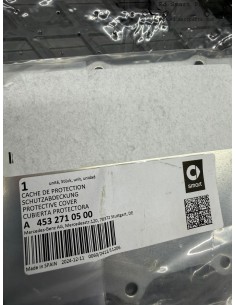 Véritable cache de protection pour batterie, coupe-batterie, Smart 453 Electric Drive