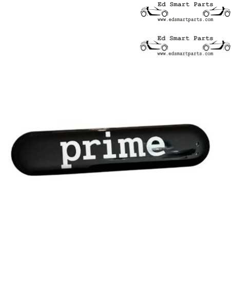 Smart 453 Prime externe sticker met logo en naamplaatje