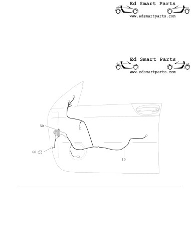 Câble de porte avant gauche Smart ForFour A4545402505