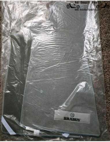 New set original LHD OEM BRABUS Grey Velour Floor Mats - Smart roadster