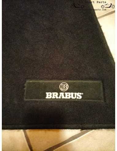original LHD OEM BRABUS Black Velour Floor Mats - Smart roadster