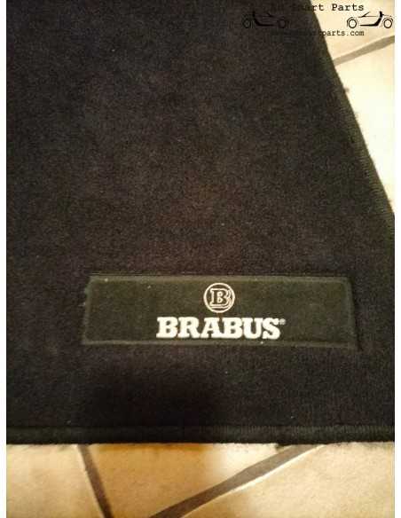 original LHD OEM BRABUS Black Velour Floor Mats - Smart roadster