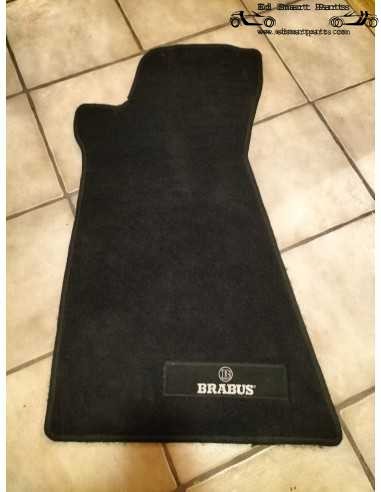 Tappetini originali in velluto nero BRABUS LHD OEM - Smart roadster