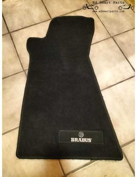 original LHD OEM BRABUS Black Velour Floor Mats - Smart roadster