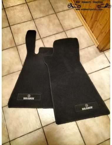 original LHD OEM BRABUS Black Velour Floor Mats - Smart roadster