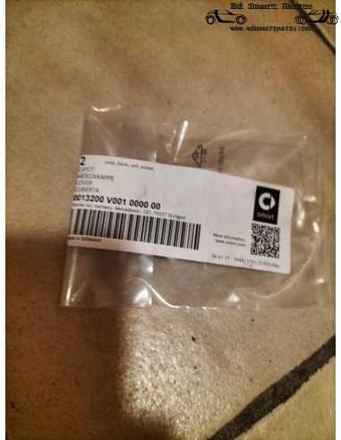 Jeu de 2 cache-vis de charnière d'origine pour le hayon vitré du coupé Smart Roadster.