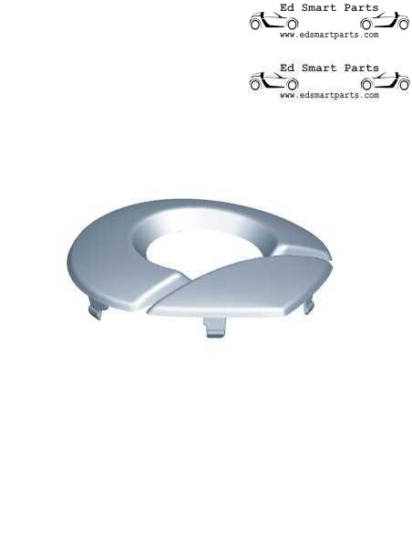 Insignia con el logotipo de Chickenhead para la puerta del panel trasero del smart fortwo forfour 453