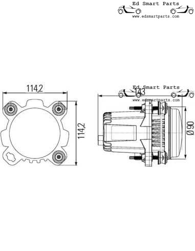 Kit de phares LED pour Smart Roadster (Coupé) uniquement (véhicules avec conduite à gauche)