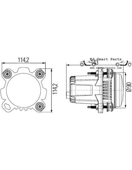 LED Headlight Kit Smart Roadster (Coupe) LHD cars only