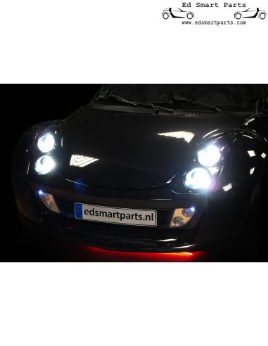 Kit de phares LED pour Smart Roadster (Coupé) uniquement (véhicules avec conduite à gauche)