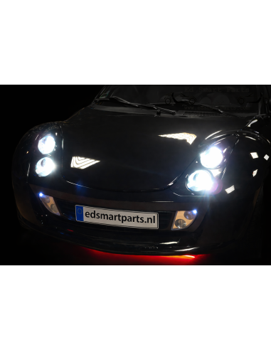 LED-koplampkit voor Smart Roadster (coupé) alleen voor auto's met het stuur links.