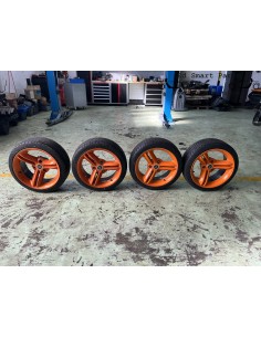 Conjunto de rodas Spikeline de 16 polegadas para Smart Roadster usado - Oferta especial