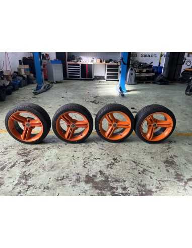 Conjunto de rodas Spikeline de 16 polegadas para Smart Roadster usado - Oferta especial