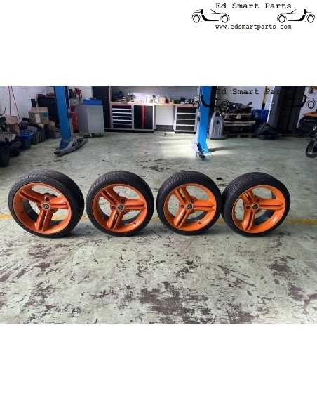 Cerchi in lega Spikeline Smart Roadster da 16 pollici usati, offerta speciale
