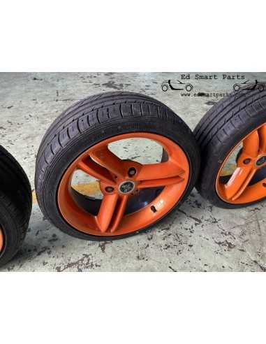 Conjunto de rodas Spikeline de 16 polegadas para Smart Roadster usado - Oferta especial