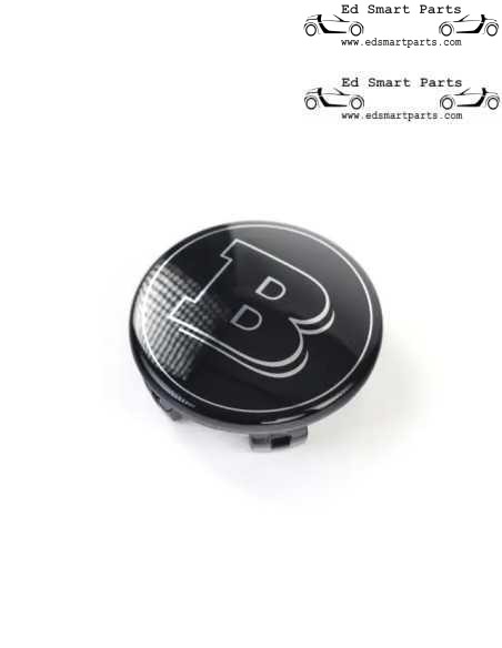 Cache-moyeu de roue d'origine BRABUS Smart ♯5 OEM authentique Smart BRABUS
