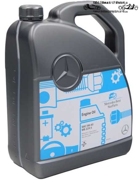 Huile moteur Mercedes 5W-40 MB 229.5 - 1 bidon de 5 litres A000989920213AIFE