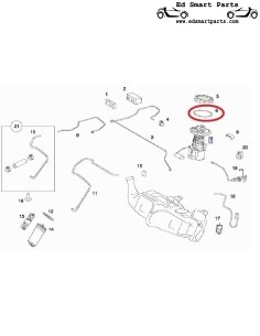 Smart Roadster 452 Kraftstoffpumpen-Dichtungsring