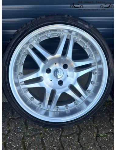 Vollständiger Satz gebrauchter Smart Roadster Brabus 18-Zoll-Monoblock-Leichtmetallräder mit NEUEN Reifen