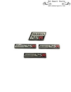 BRABUS 125R - SMART FORTWO CABRIO STICKERSET 2