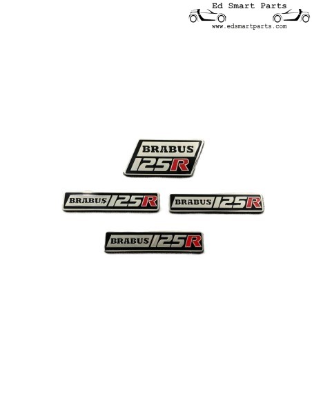 BRABUS 125R - KIT D'AUTOCOLLANTS SMART FORTWO CABRIO