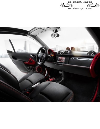 SMART FORTWO 451 BRABUS XCLUSIVE RED EDITION SCHALTKNAUF ULTRA SELTEN