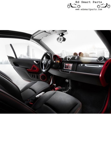 MANOPLA DE ENGRENAGEM SMART FORTWO BRABUS 451 - SOB MEDIDA/ULTIMATE - ULTRA RARO