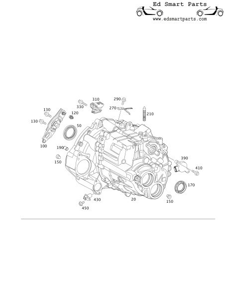 New GEARBOX TURNING ANGLE SENSOR FOR SMART ROADSTER 452 ALSO FOR FORTWO 450