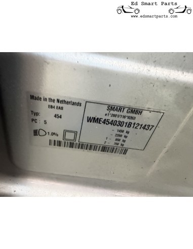 Motor completo M134.910 1.1L – 205.000 km para Smart ForFour 454