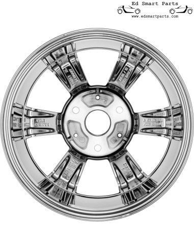 Smart 451 15" 6 Spoke Alloy Wheel Chrome Look – A4514011902