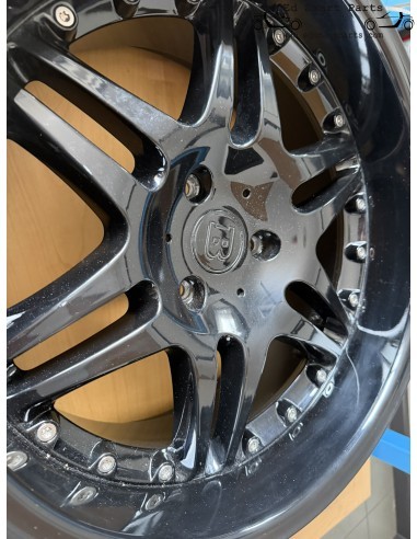 SMART 451 Fortwo Brabus Ultimate 112 R Monoblock F 18 Zoll Hinterrad-Leichtmetallfelge schwarz