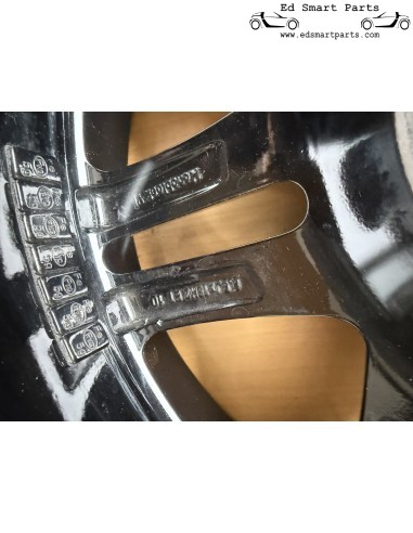 SMART 451 Fortwo Brabus Ultimate 112 R Monoblock F 18 Zoll Hinterrad-Leichtmetallfelge schwarz