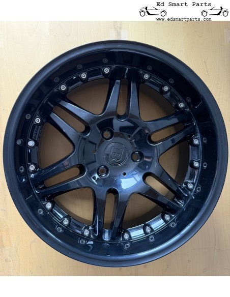 SMART 451 Fortwo Brabus Ultimate 112 R Monoblock F 18 Zoll Hinterrad-Leichtmetallfelge schwarz