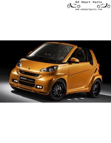 SMART 451 Fortwo Brabus Ultimate 112 R Monoblock F 18 Zoll Hinterrad-Leichtmetallfelge schwarz