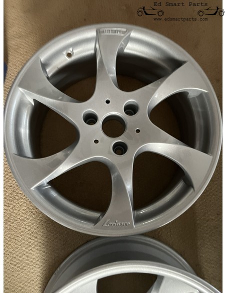 Full set of BRANDNEW Smart Roadster 452 17 inch alloy LORINSER Speedy wheels
