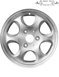 Genuine Smart Fortwo 450 BRABUS Monoblock IV Alloy Wheel Q0017038V001C17B0015" Front Wheel