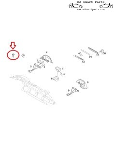 Vite per carrozzeria x10 - adatta a clip a chiodo 2