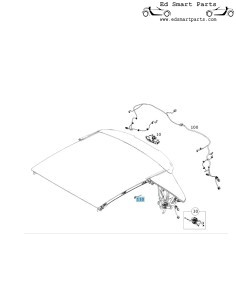 Botón sensor táctil izquierdo original Mercedes-Benz A4538206100 (botón TS izquierdo) – OEM Smart 453 2