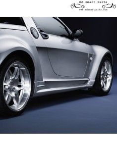 Complete set zijskirts voor de Smart Roadster Brabus 452