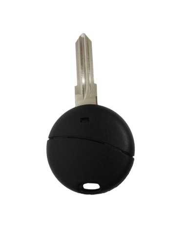 Carcaça de um botão para chaveiro Smart ForTwo 450 com lâmina cega