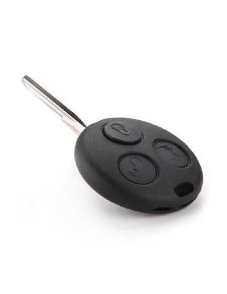 Carcasa para llavero de tres botones con hoja ciega para Smart Fortwo 450 y Roadster 452 Carcasa para llavero de tres botones con hoja ciega para Smart Fortwo 450 y Roadster 452