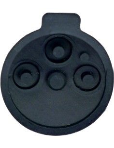 Smart ForTwo 451 3 botões substituição remoto chave caso fob botão almofada de borracha 2