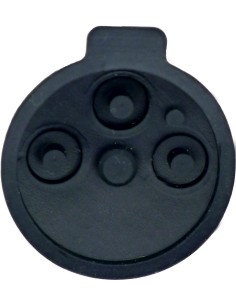 Smart ForTwo 451 3 boutons de remplacement pour télécommande de clé de voiture avec coussinet en caoutchouc 2