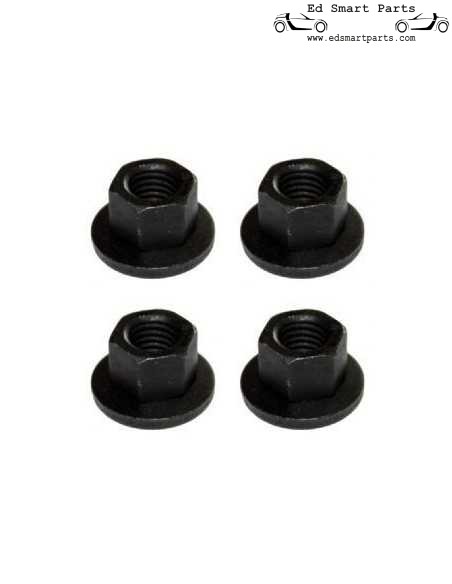 Tuercas hexagonales de plástico M6 x 4