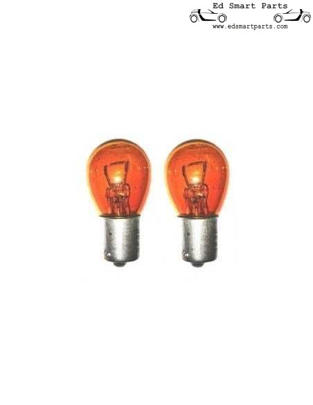 2x Amber Indicator Car Bulbs 12V 21W
