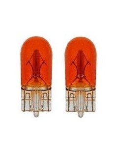 2x Ampoules de voiture sans capuchon pour clignotants ambrés 12 V 5 W