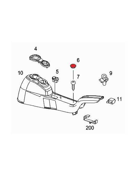 Smart Roadster schroefdeksel middentunnel zwart Smart Roadster schroefdeksel middentunnel zwart