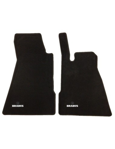 alfombrillas originales RHD OEM BRABUS negro Velour - SMART roadster