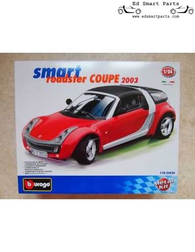 Smart Roadster Coupé rouge 2003 Cabriolet Kit de construction 1/24 Bburago